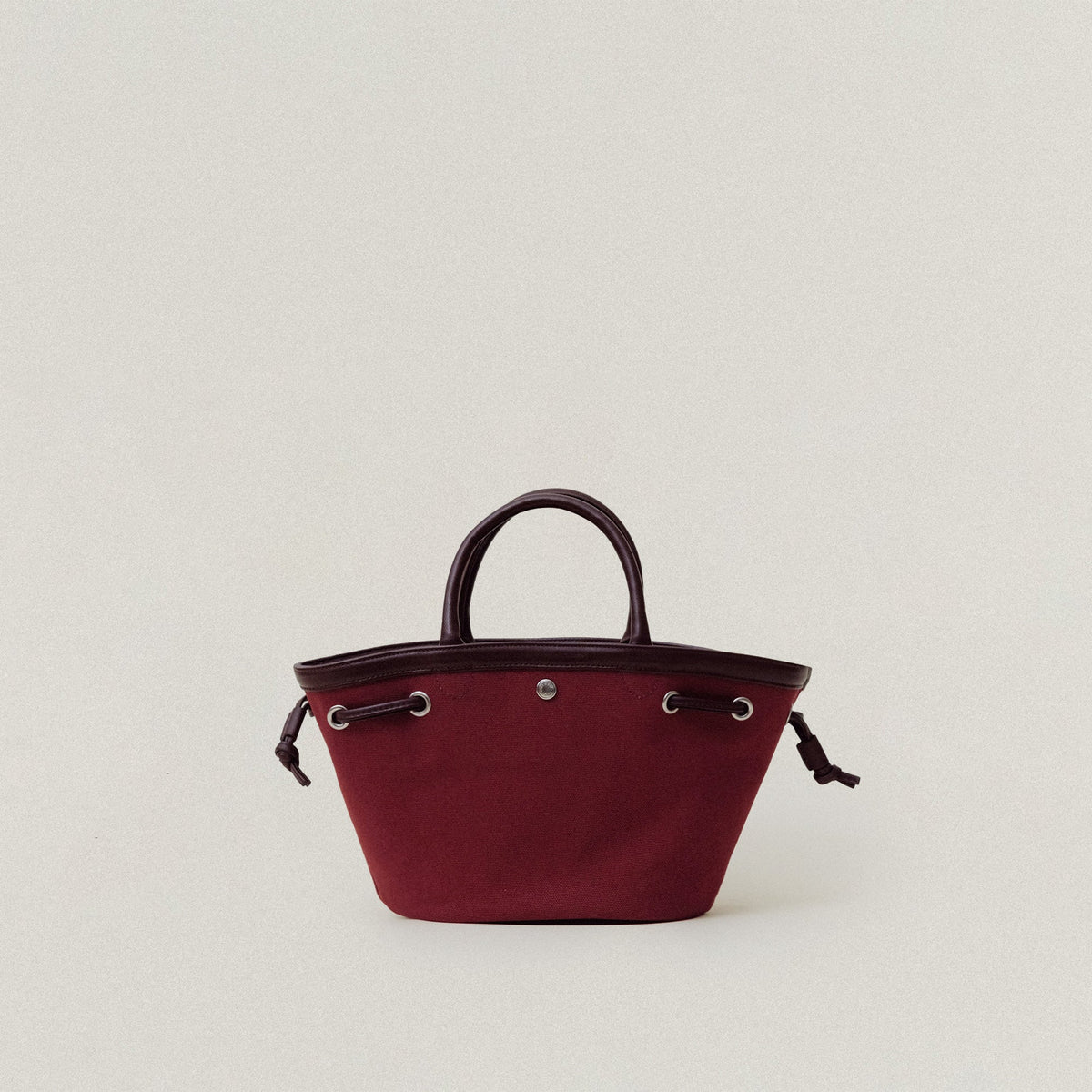 SAC COQUILLE MINI BURGUNDY
