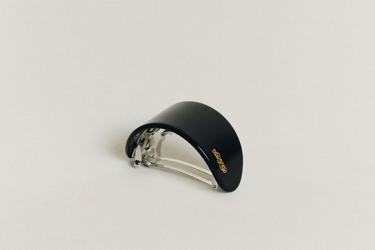 BARRETTE DEMI-LUNE BLACK