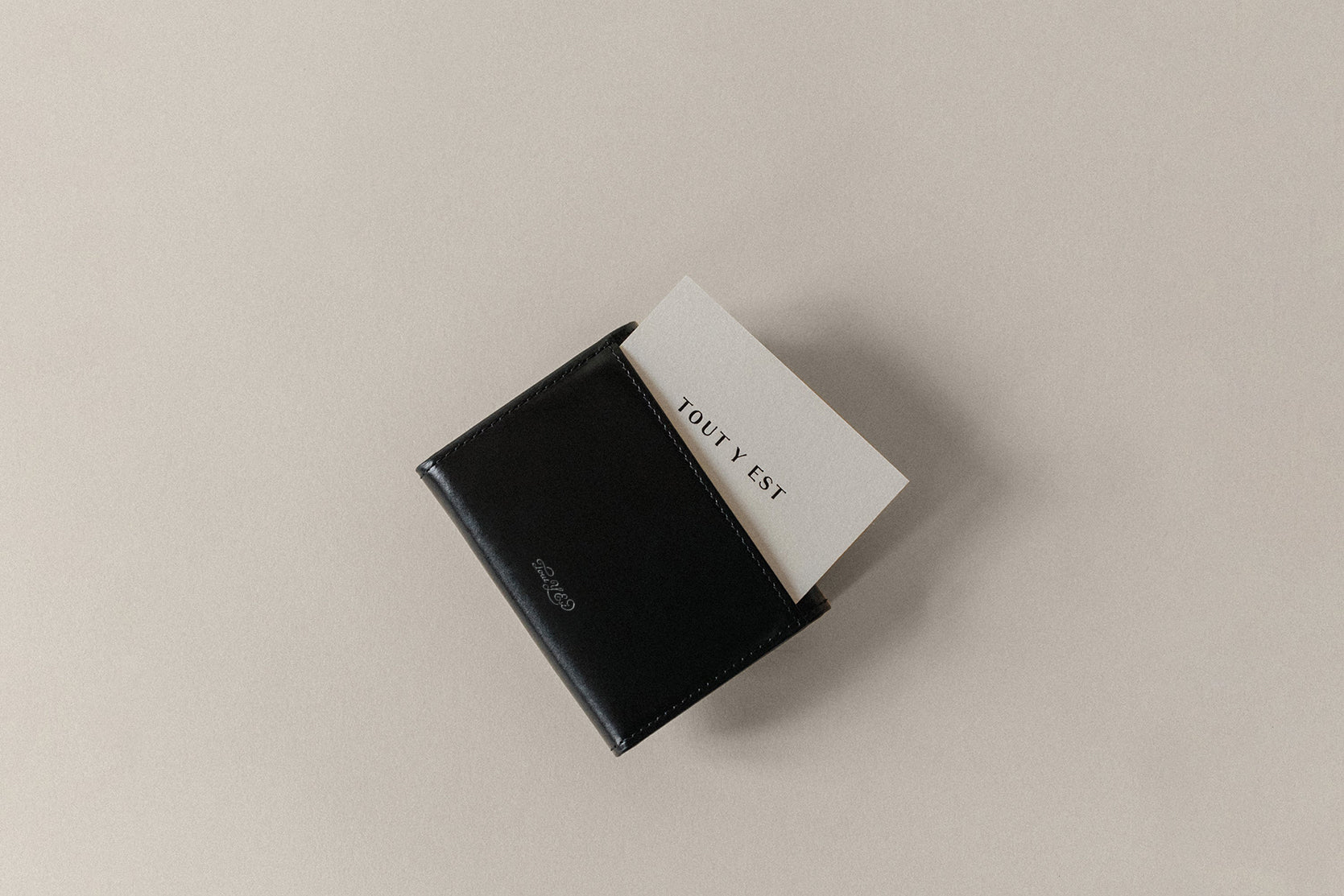 PORTE CARTES LOQUET BLACK – TOUT Y EST JP