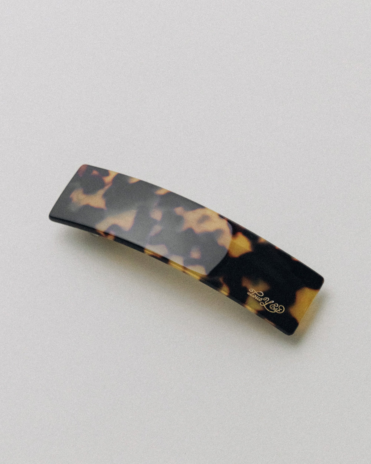 BARRETTE CARRÉE LARGE LEOPARD