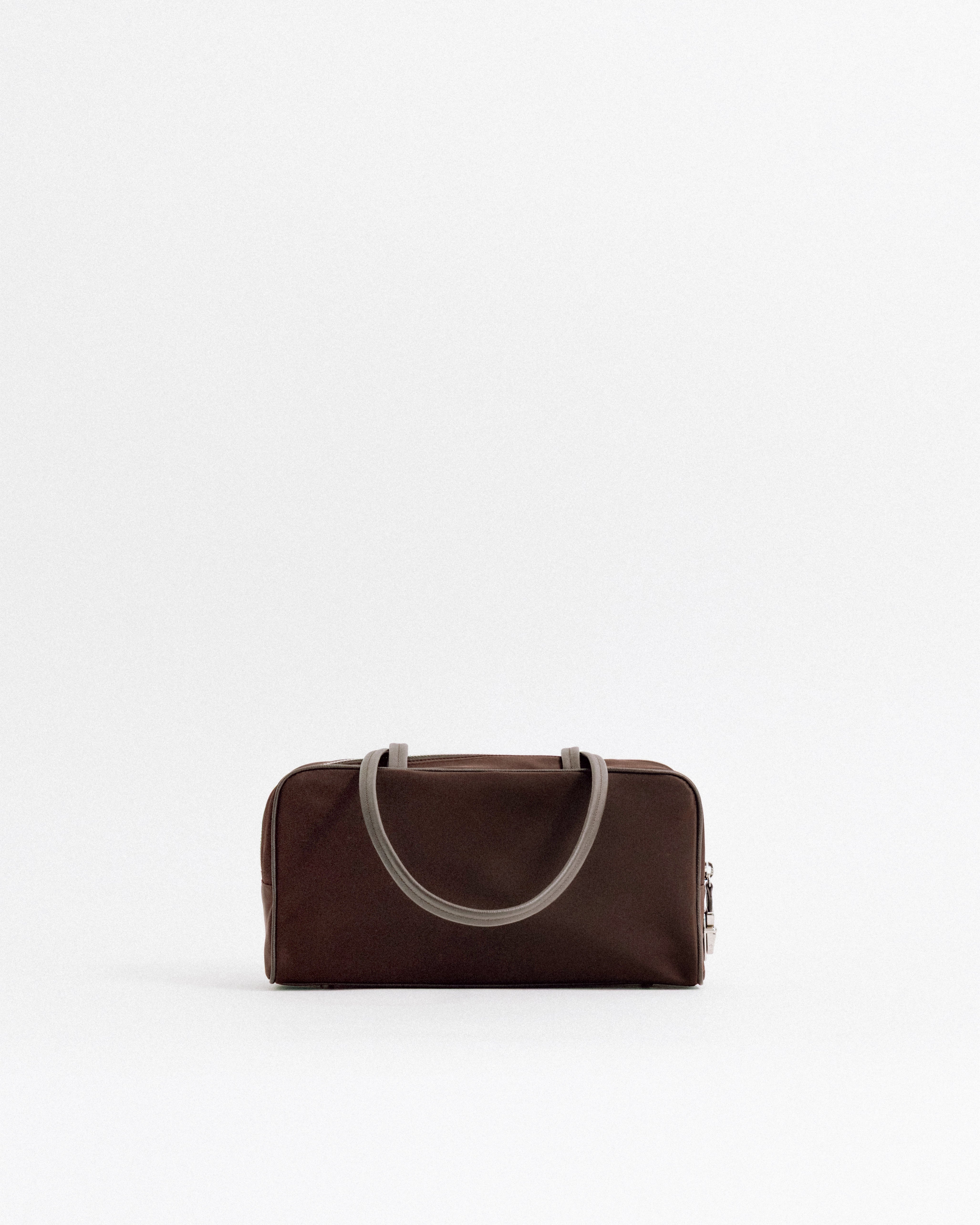 SAC LOQUET NYLON SMALL BROWN – TOUT Y EST JP