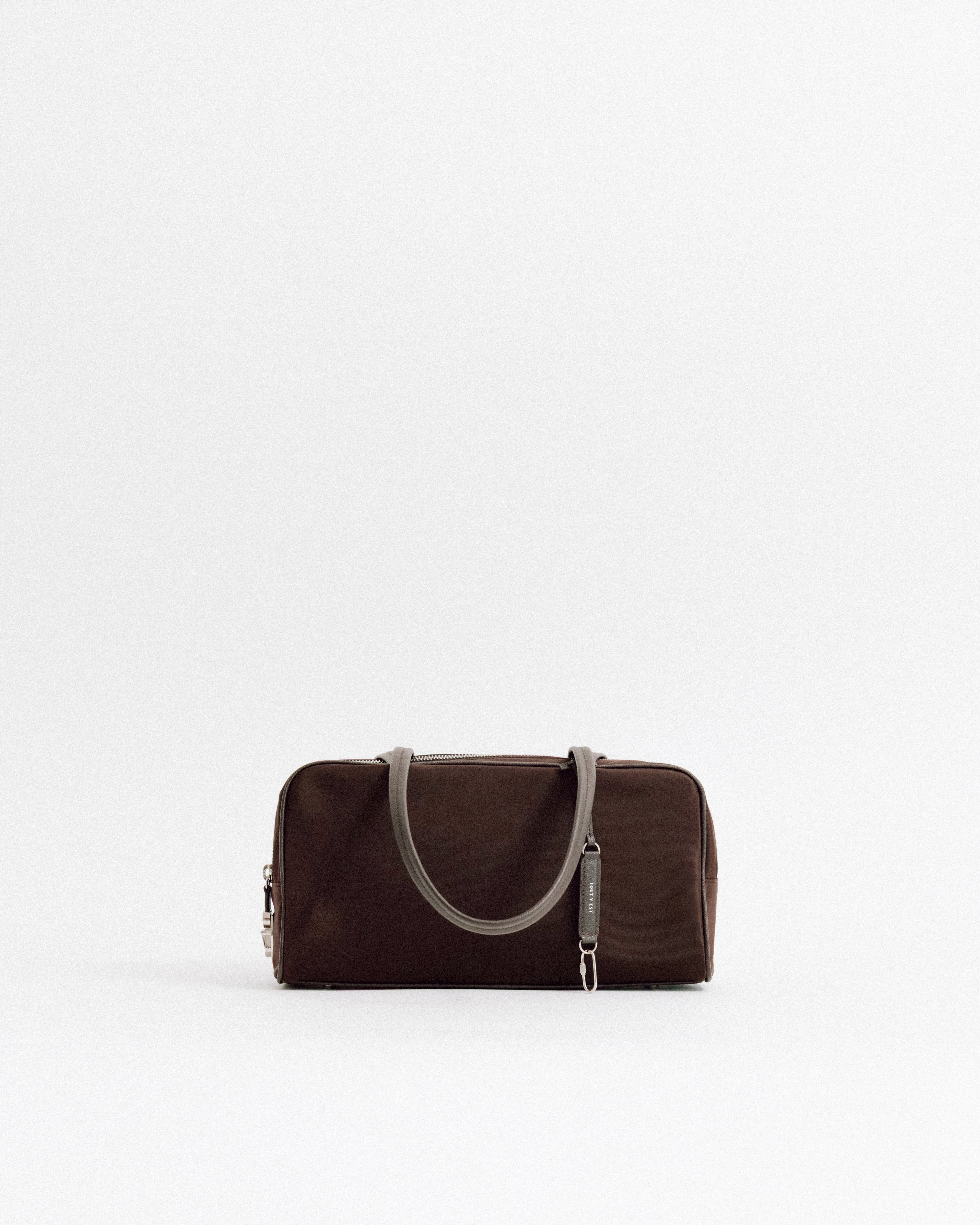 SAC LOQUET NYLON SMALL BROWN – TOUT Y EST JP