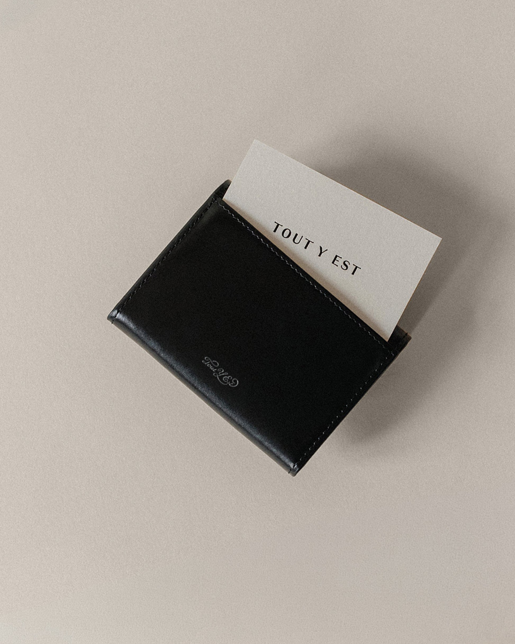 PORTE CARTES LOQUET BLACK
