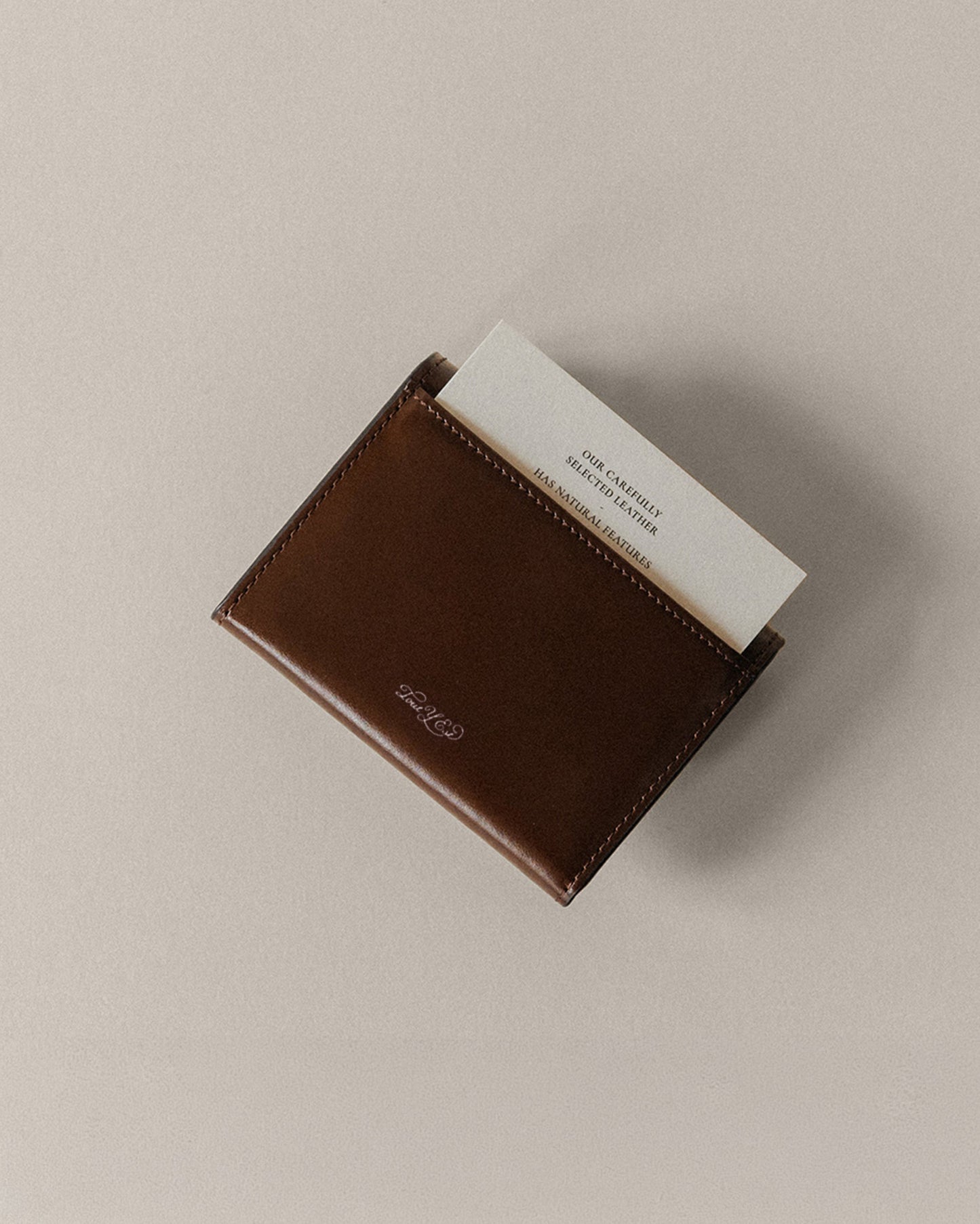 PORTE CARTES LOQUET BROWN