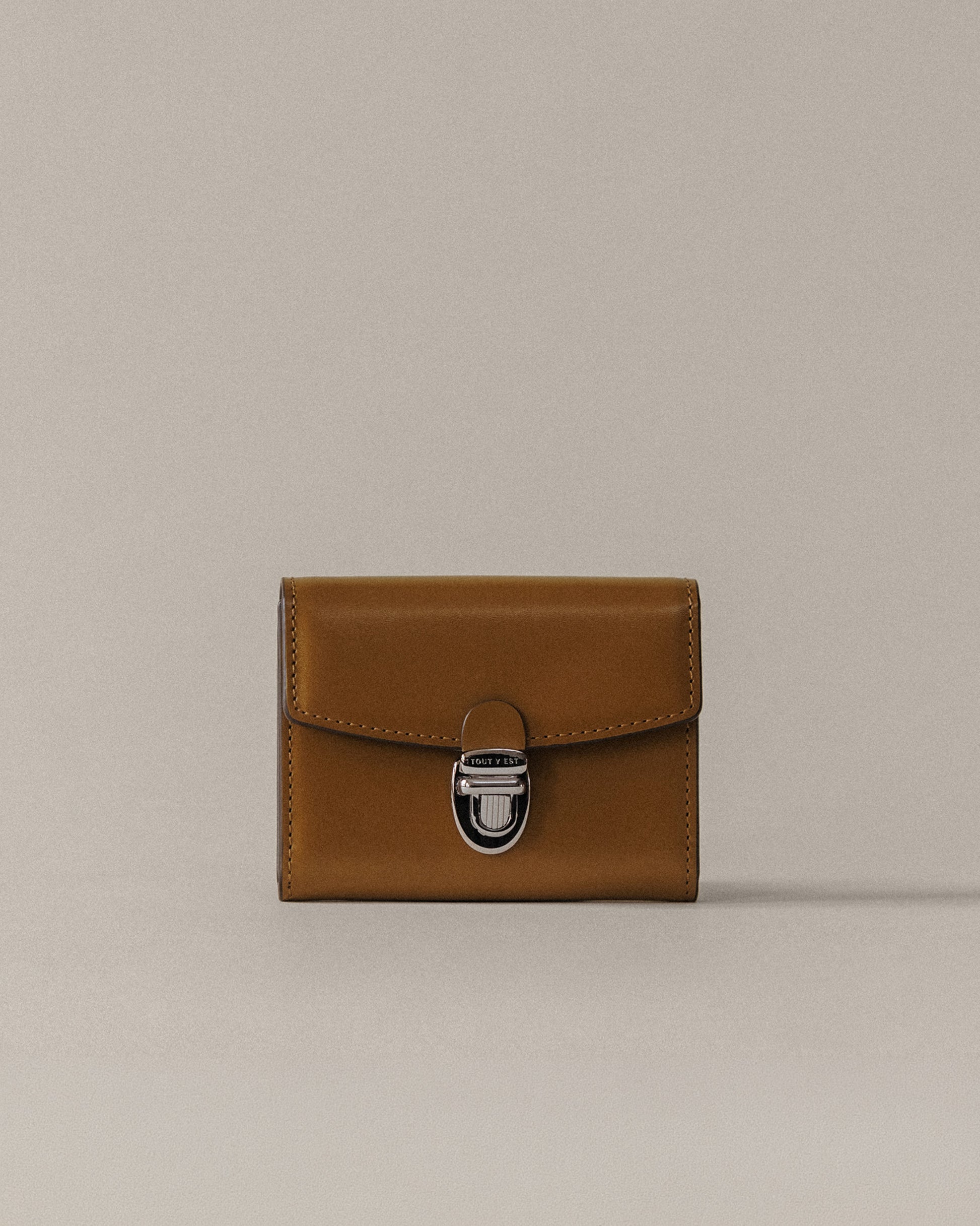PORTE CARTES LOQUET CARAMEL