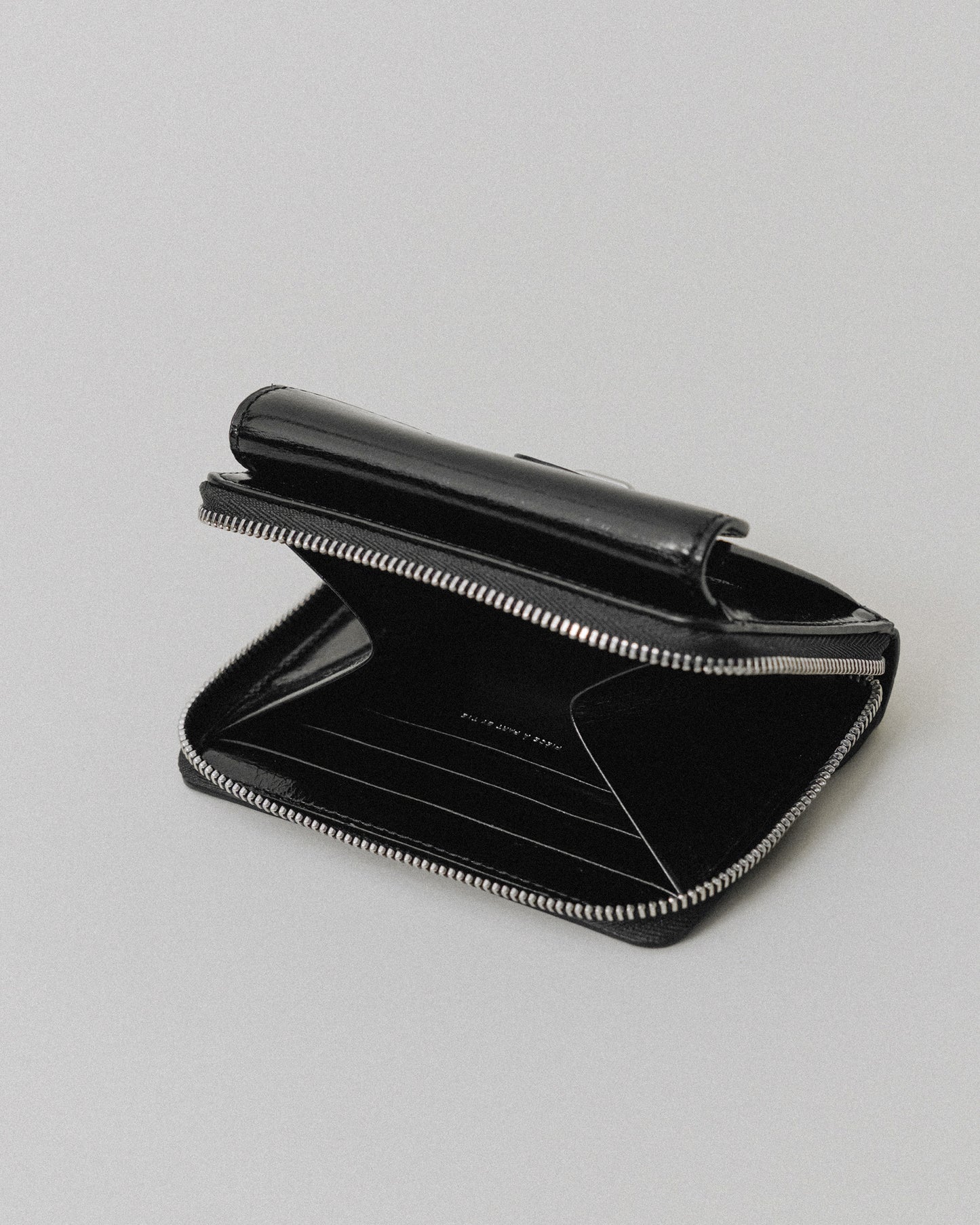 PORTE CARTES LOQUET ZIPPÉ BLACK