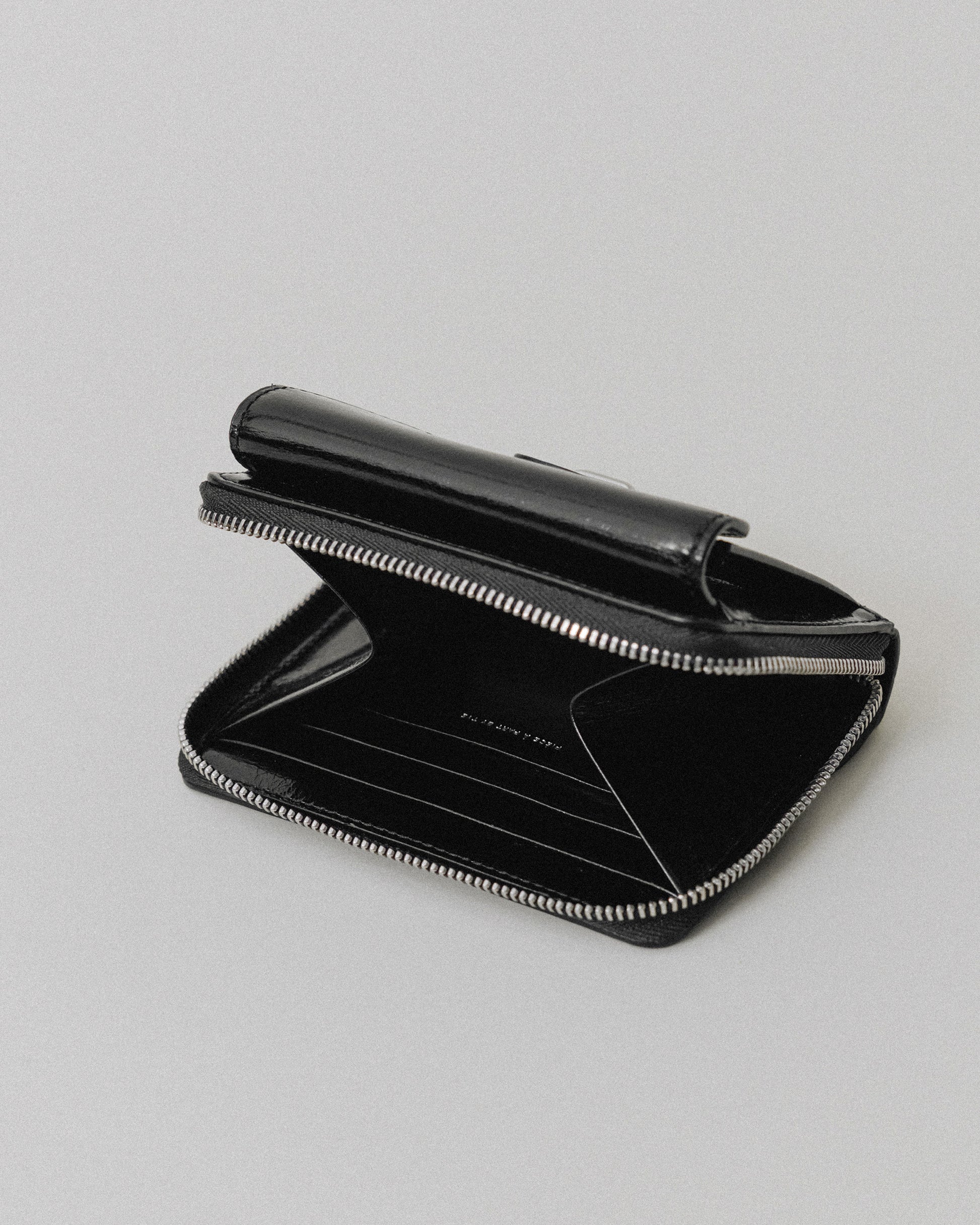 PORTE CARTES LOQUET ZIPPÉ BLACK