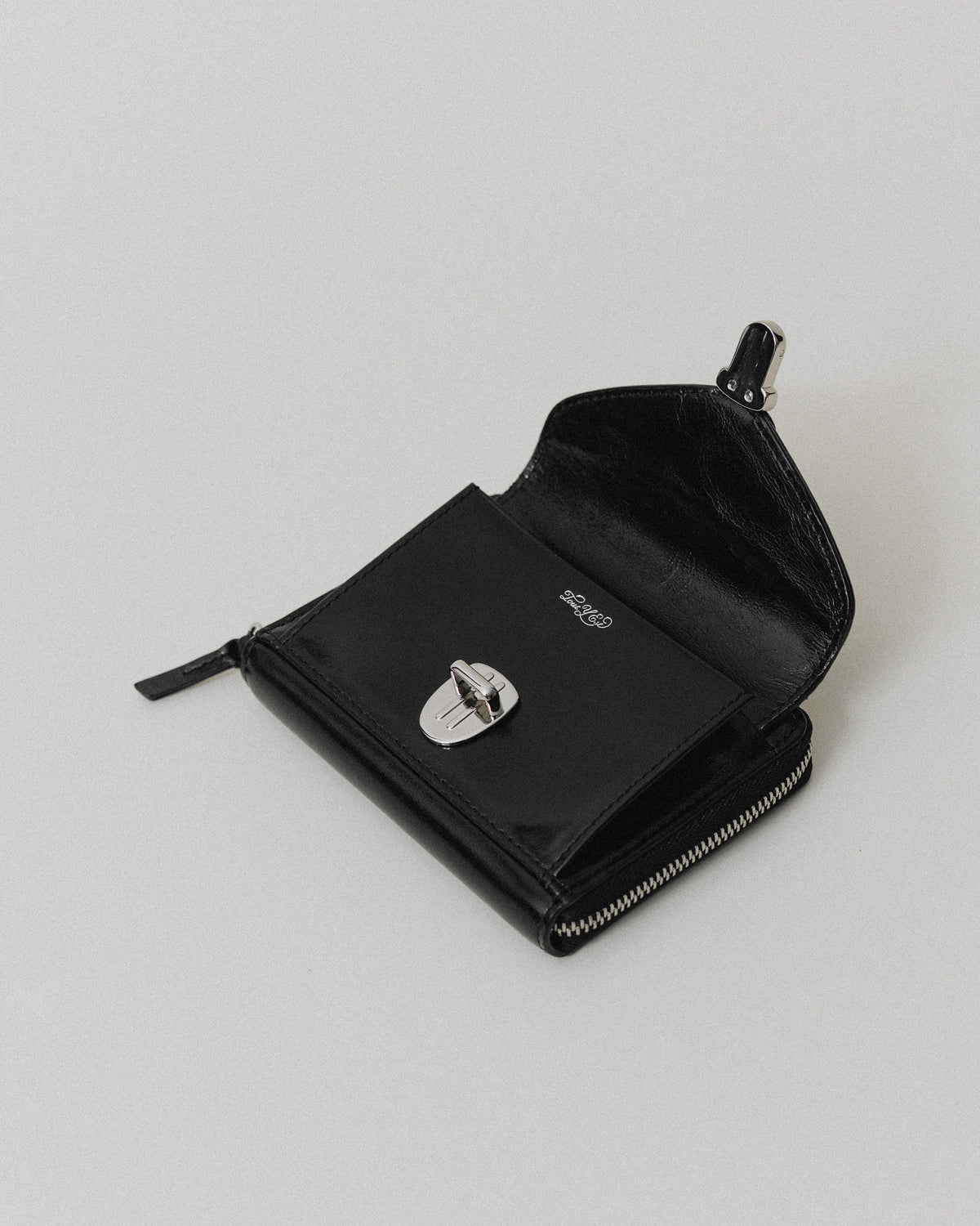 PORTE CARTES LOQUET ZIPPÉ BLACK
