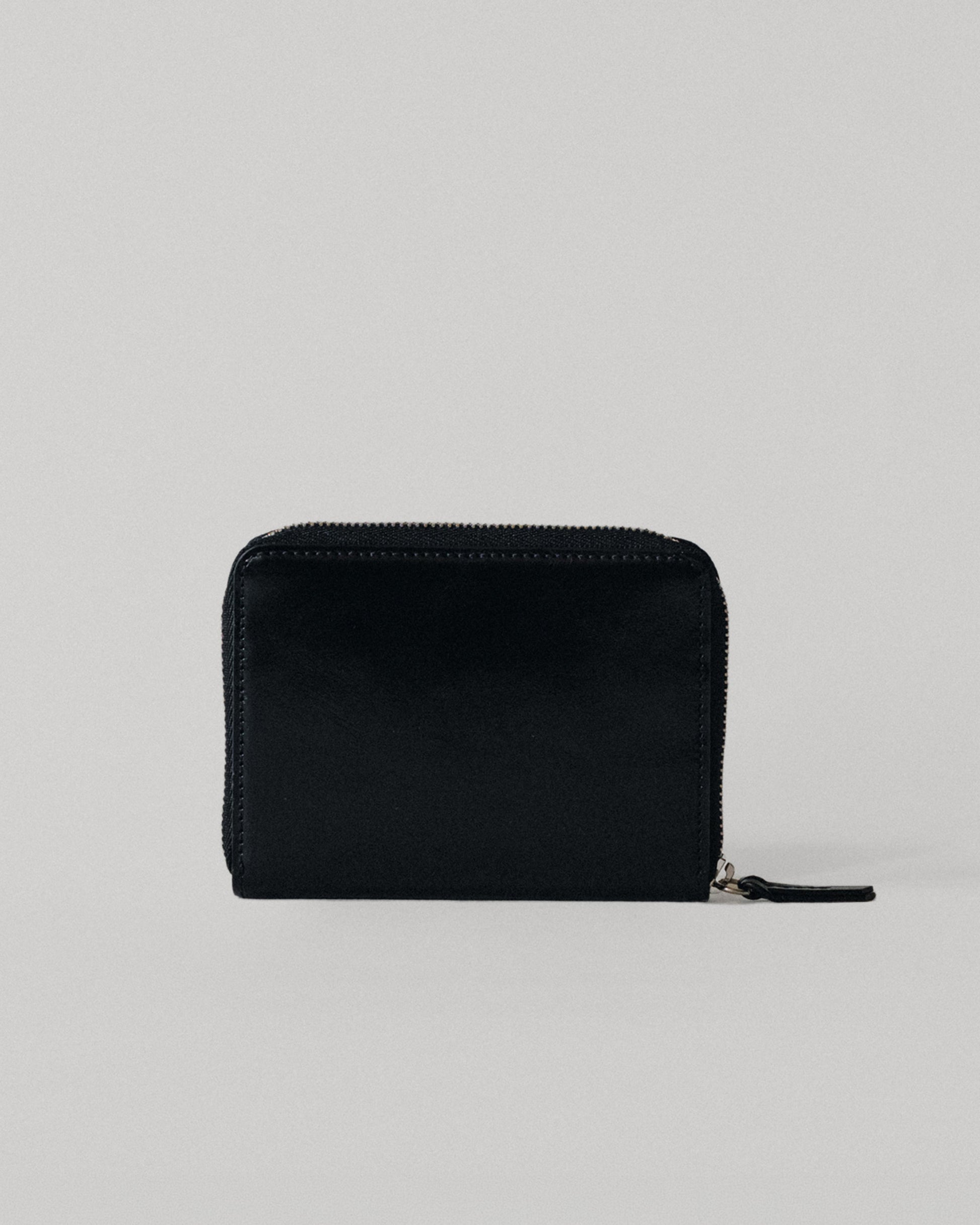 PORTE CARTES LOQUET ZIPPÉ BLACK