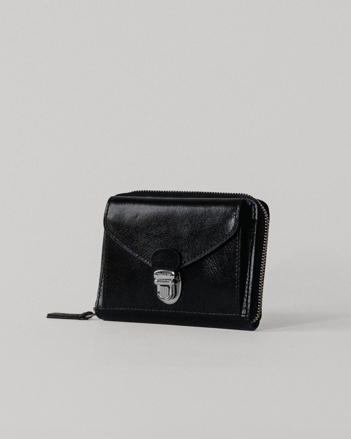 PORTE CARTES LOQUET ZIPPÉ BLACK