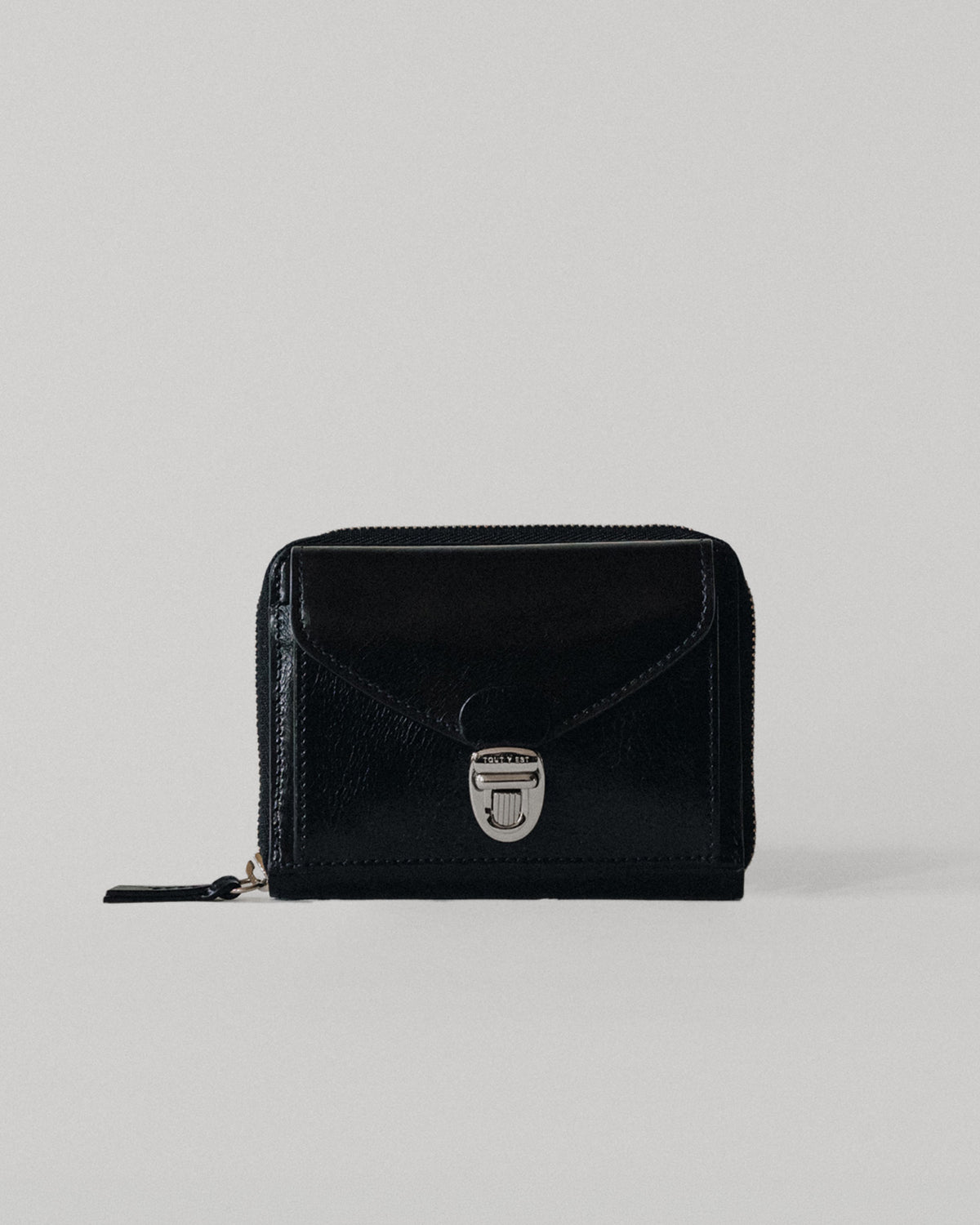 PORTE CARTES LOQUET ZIPPÉ BLACK