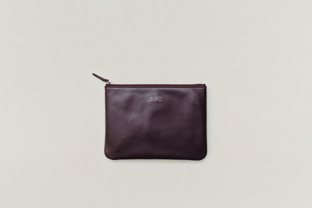 POCHETTE LISSE BURGUNDY
