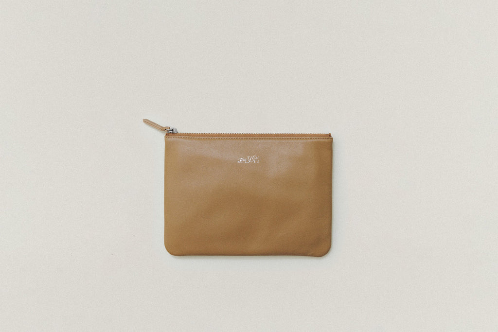 POCHETTE LISSE CAMEL