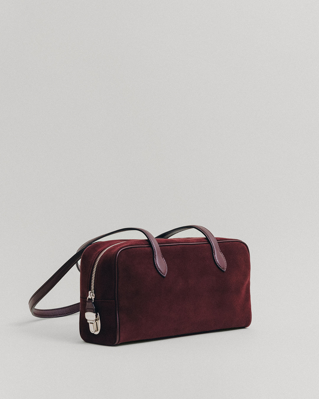 SAC LOQUET SMALL SUEDE BURGUNDY – TOUT Y EST JP
