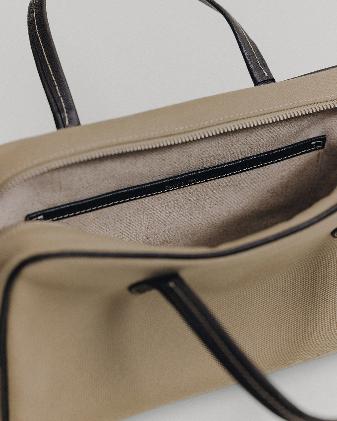 SAC LOQUET TOILE SMALL BEIGE – TOUT Y EST JP