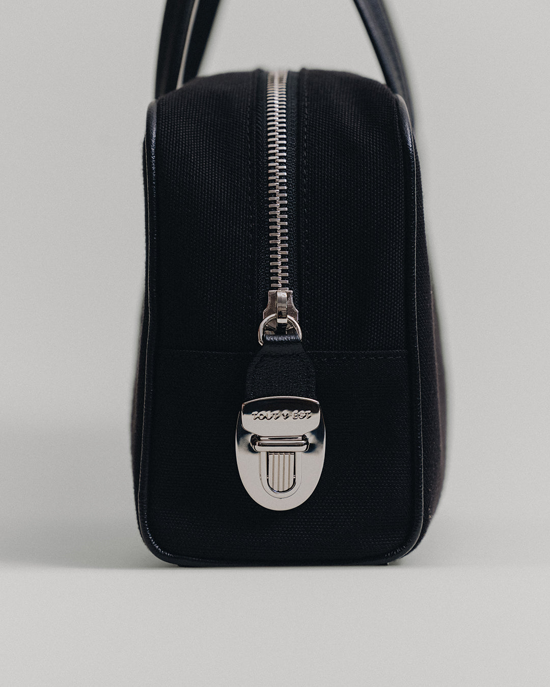 【本日のみ値下】トゥティエ　ロケトワル スモールバッグ ブラック SAC LOQUET TOILE SMALL BLACK – TOUT Y EST JP