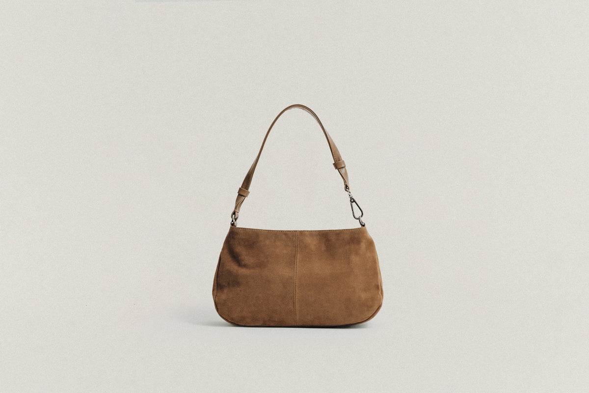 SAC NACELLE MINI SUEDE CAMEL – TOUT Y EST JP