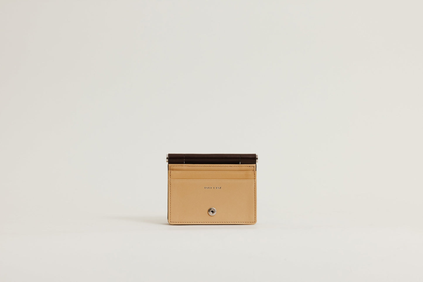 PORTE CARTES DE VISITE PAUMELLE BROWN / NATURAL