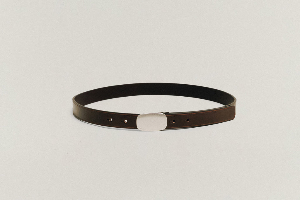 CEINTURE PLAQUE BROWN