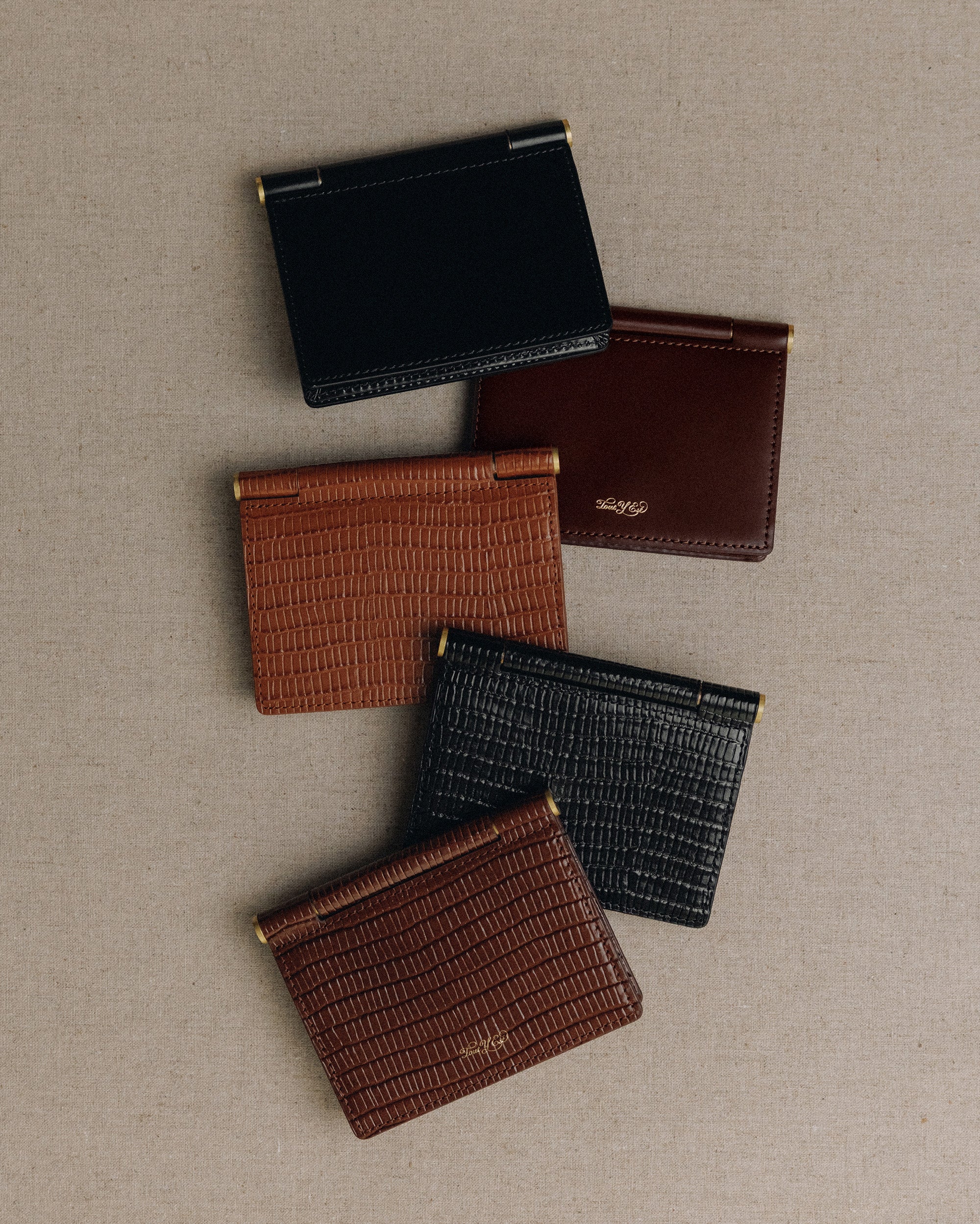 toutyest カードケース　名刺入れ PORTE CARTES DE VISITE PAUMELLE BLACK – TOUT Y EST JP