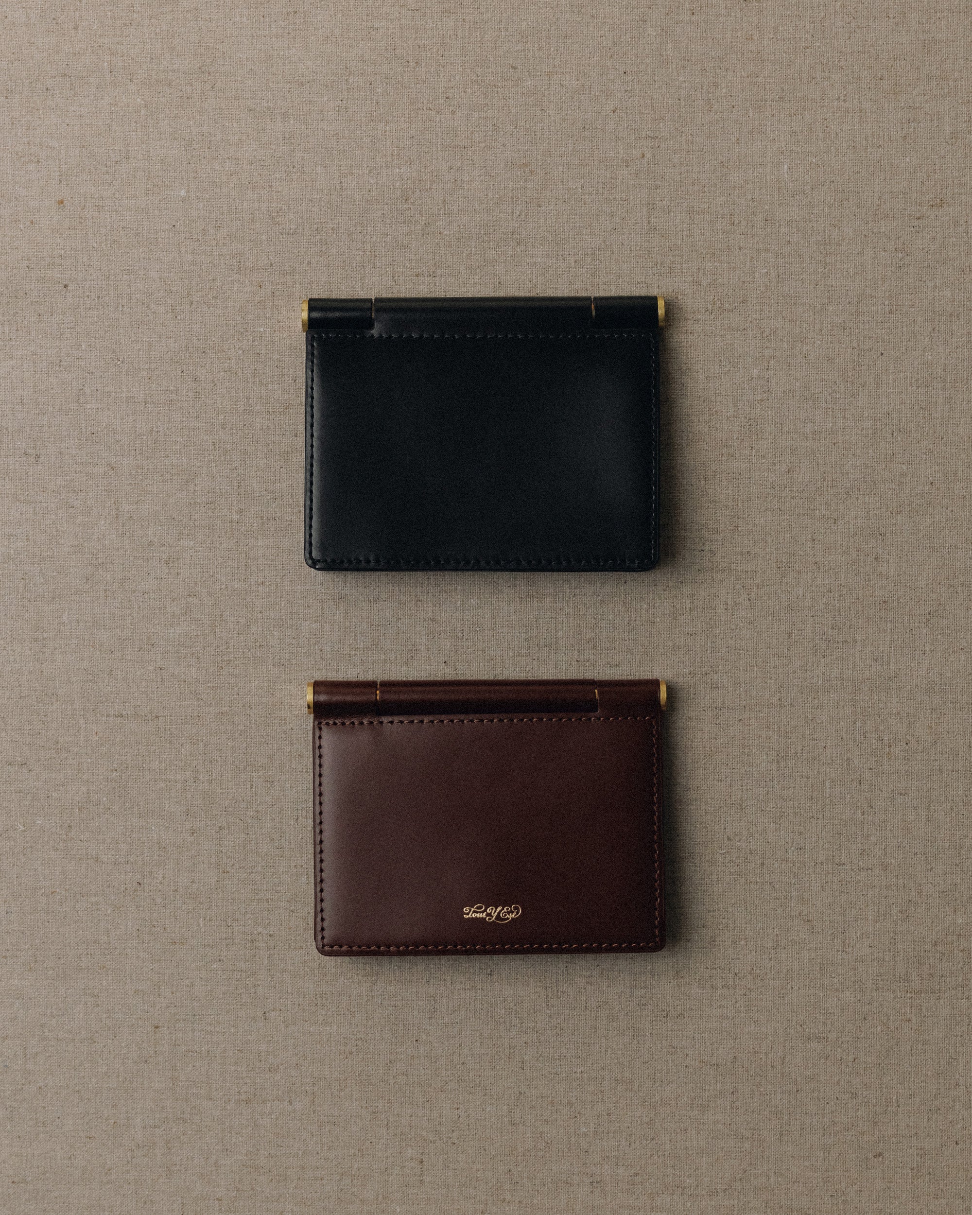 toutyest カードケース　名刺入れ PORTE CARTES DE VISITE PAUMELLE BROWN – TOUT Y EST JP