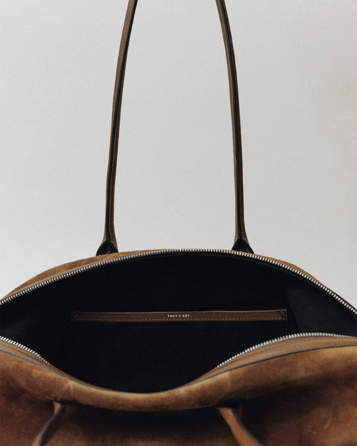 SAC PATTE SUEDE CAMEL