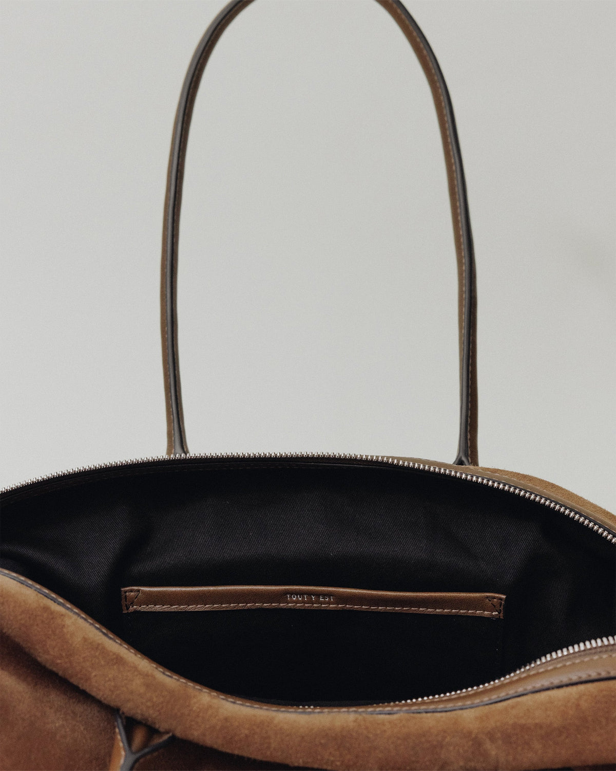 SAC PATTE SMALL SUEDE CAMEL