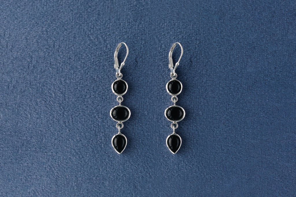 EARRINGS TRIO NOIR