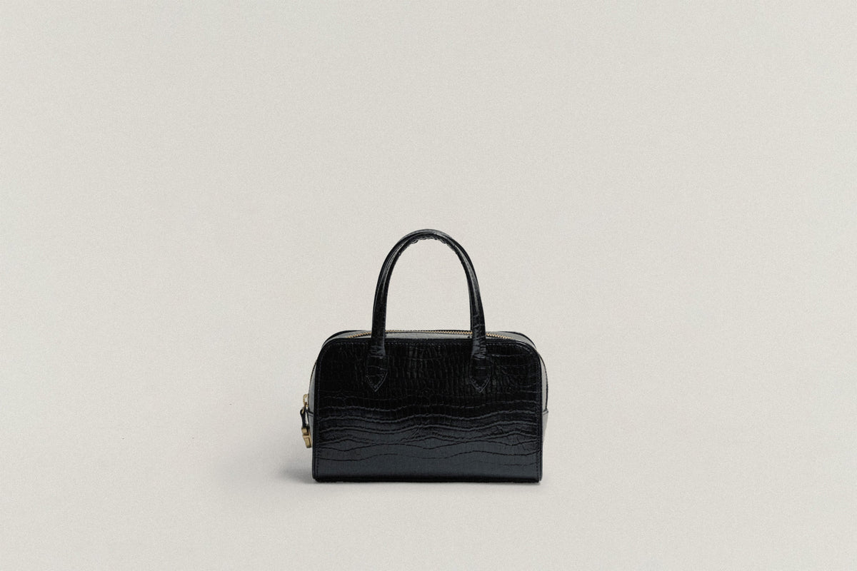SAC LOQUET MINI CROCO BLACK – TOUT Y EST JP
