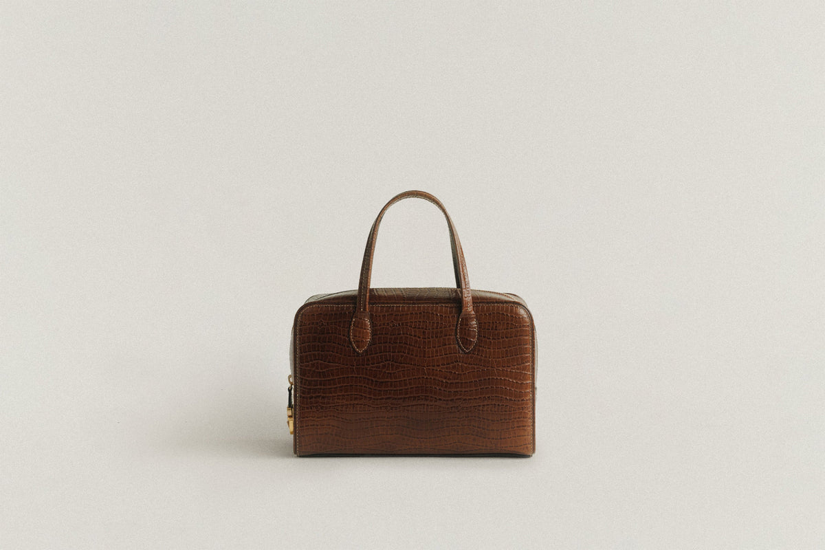 SAC LOQUET SMALL CROCO BROWN – TOUT Y EST JP