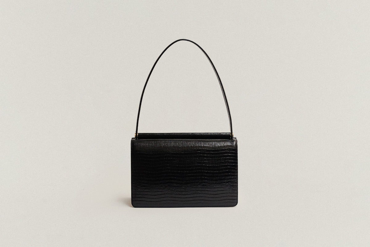 SAC PAUMELLE LIZARD BLACK – TOUT Y EST JP