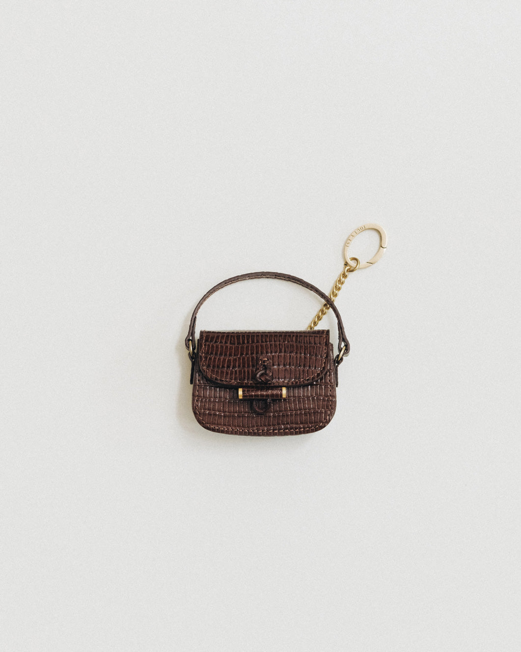 PORTE CLÉS CABILLOT LIZARD CHOCOLATE