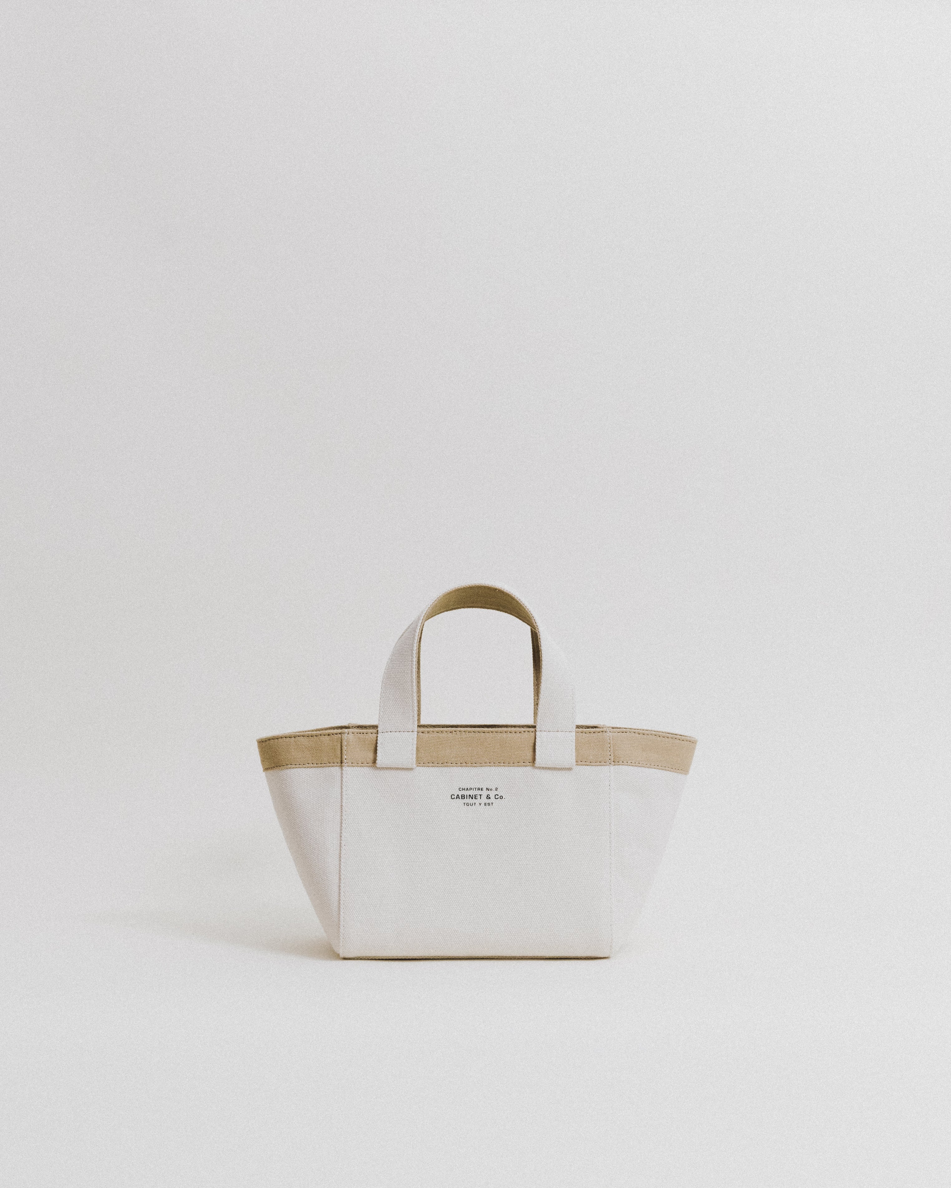 CABINET&CO. TOTE SMALL BEIGE – TOUT Y EST JP