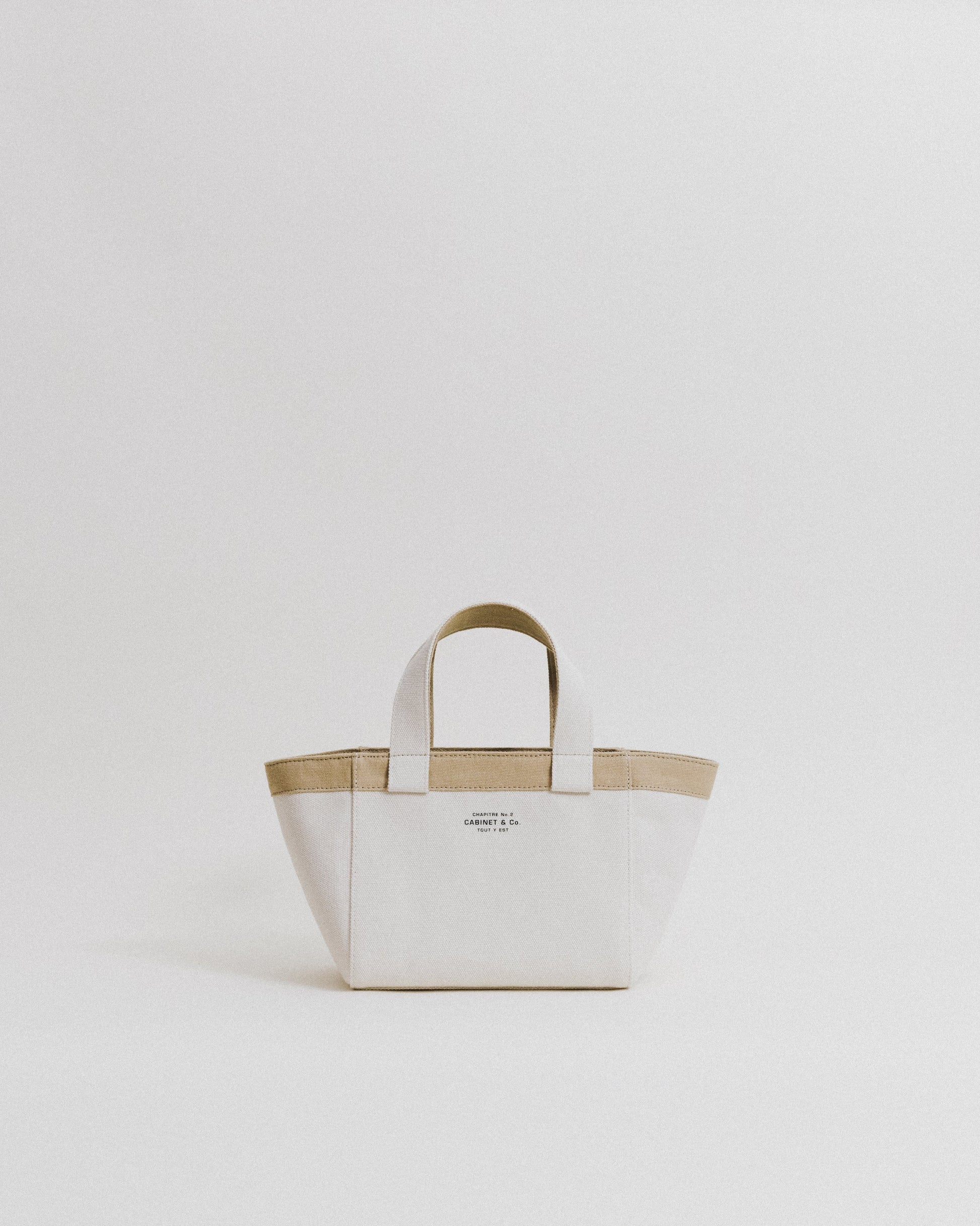 CABINET&CO. TOTE SMALL BEIGE