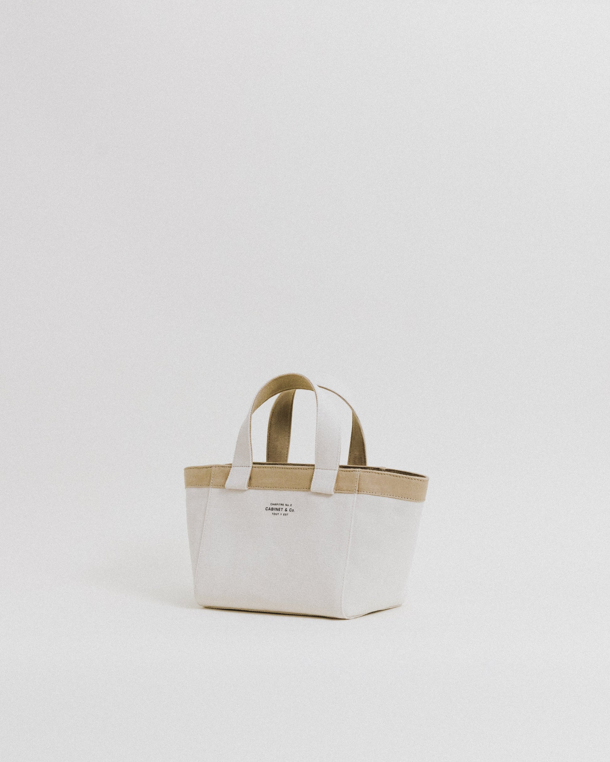 CABINET&CO. TOTE SMALL BEIGE