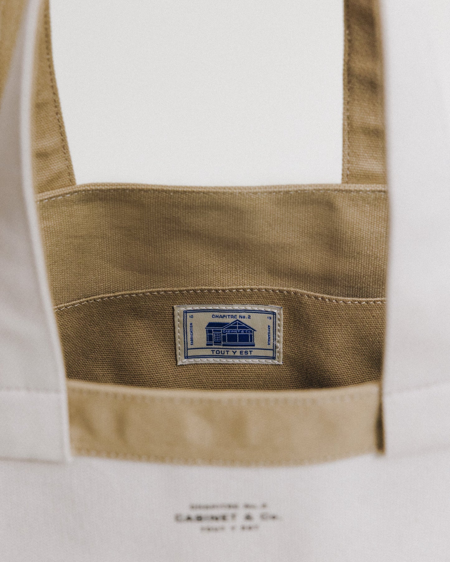 CABINET&CO. TOTE LARGE BEIGE