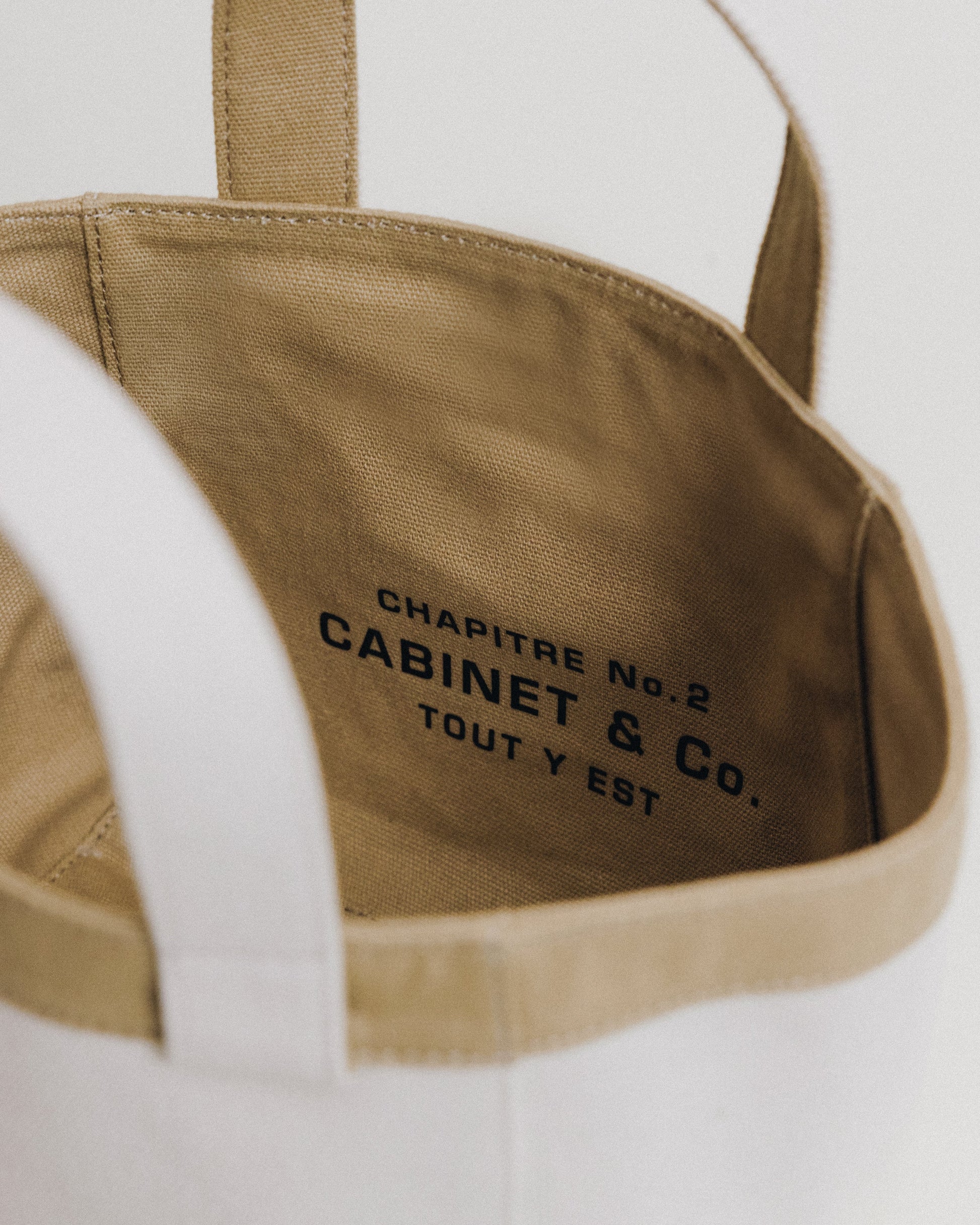 CABINET&CO. TOTE SMALL BEIGE