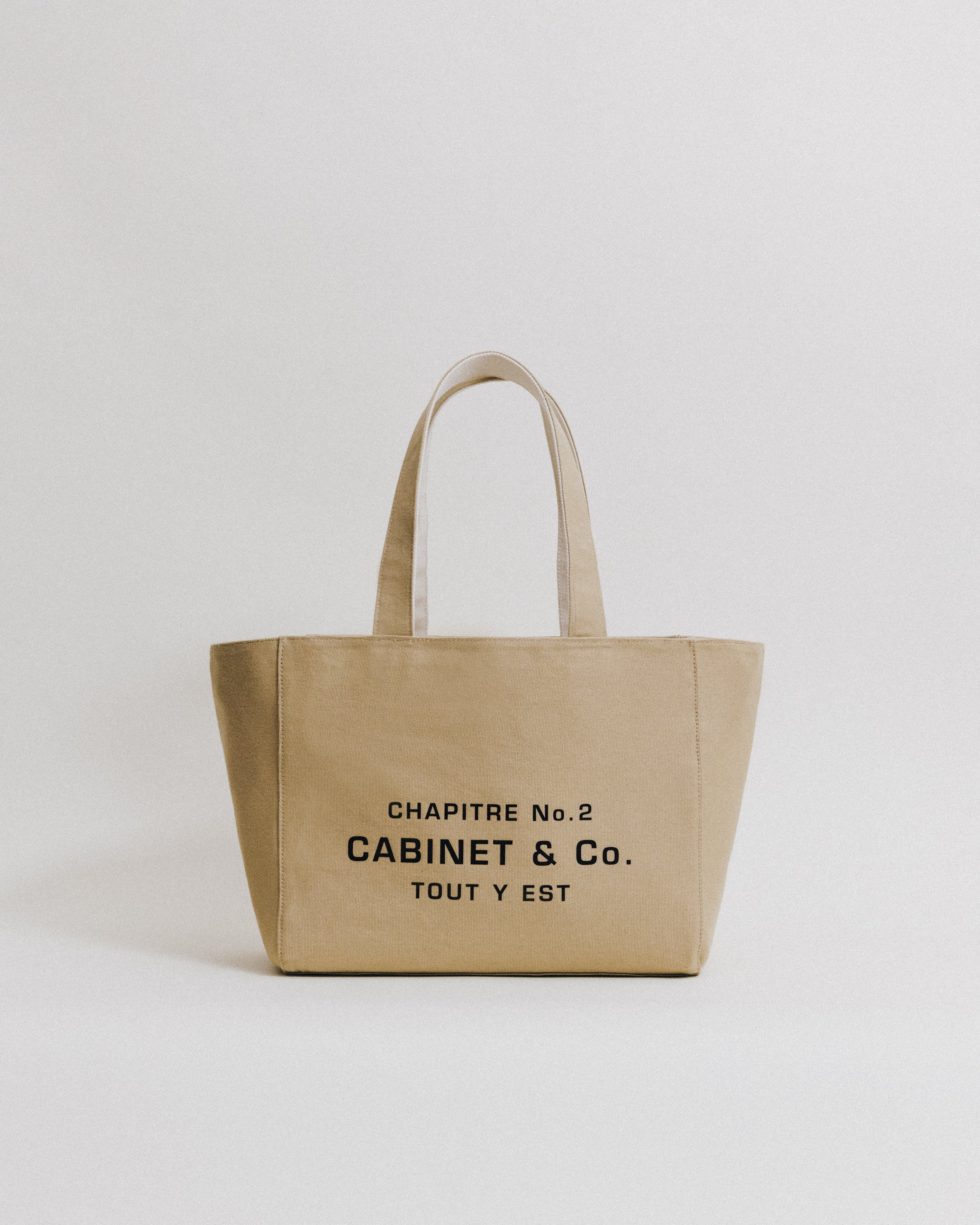 TOUT Y EST ベージュ トートバッグ CABINET&CO. TOTE LARGE BEIGE – TOUT Y EST JP