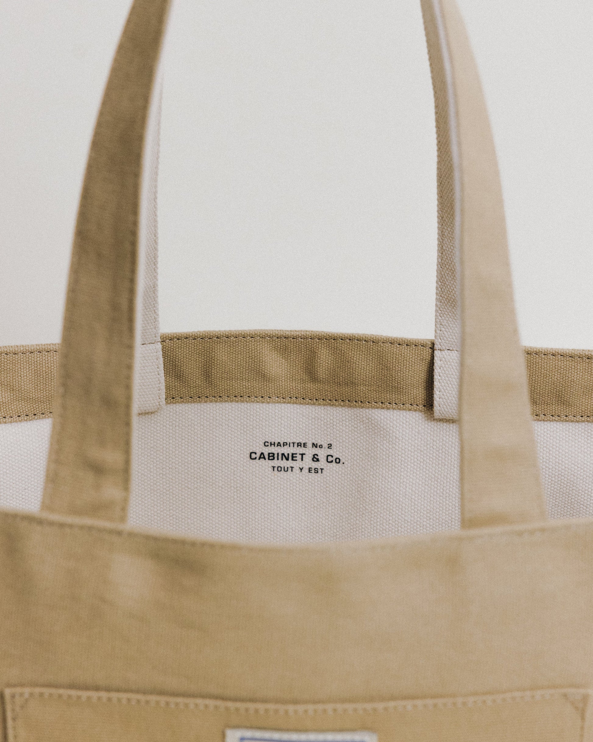CABINET&CO. TOTE LARGE BEIGE