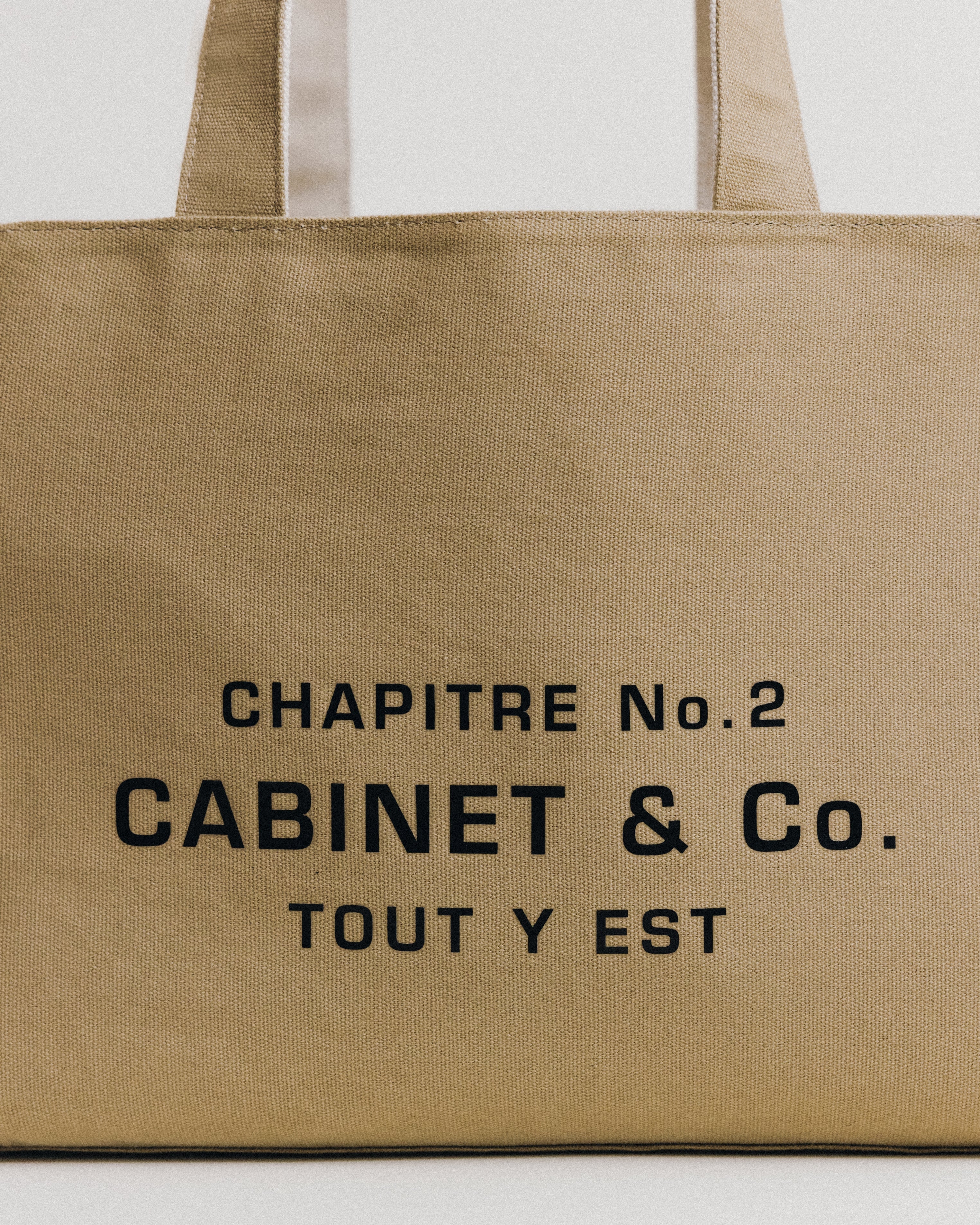 CABINET&CO. TOTE LARGE BEIGE – TOUT Y EST JP