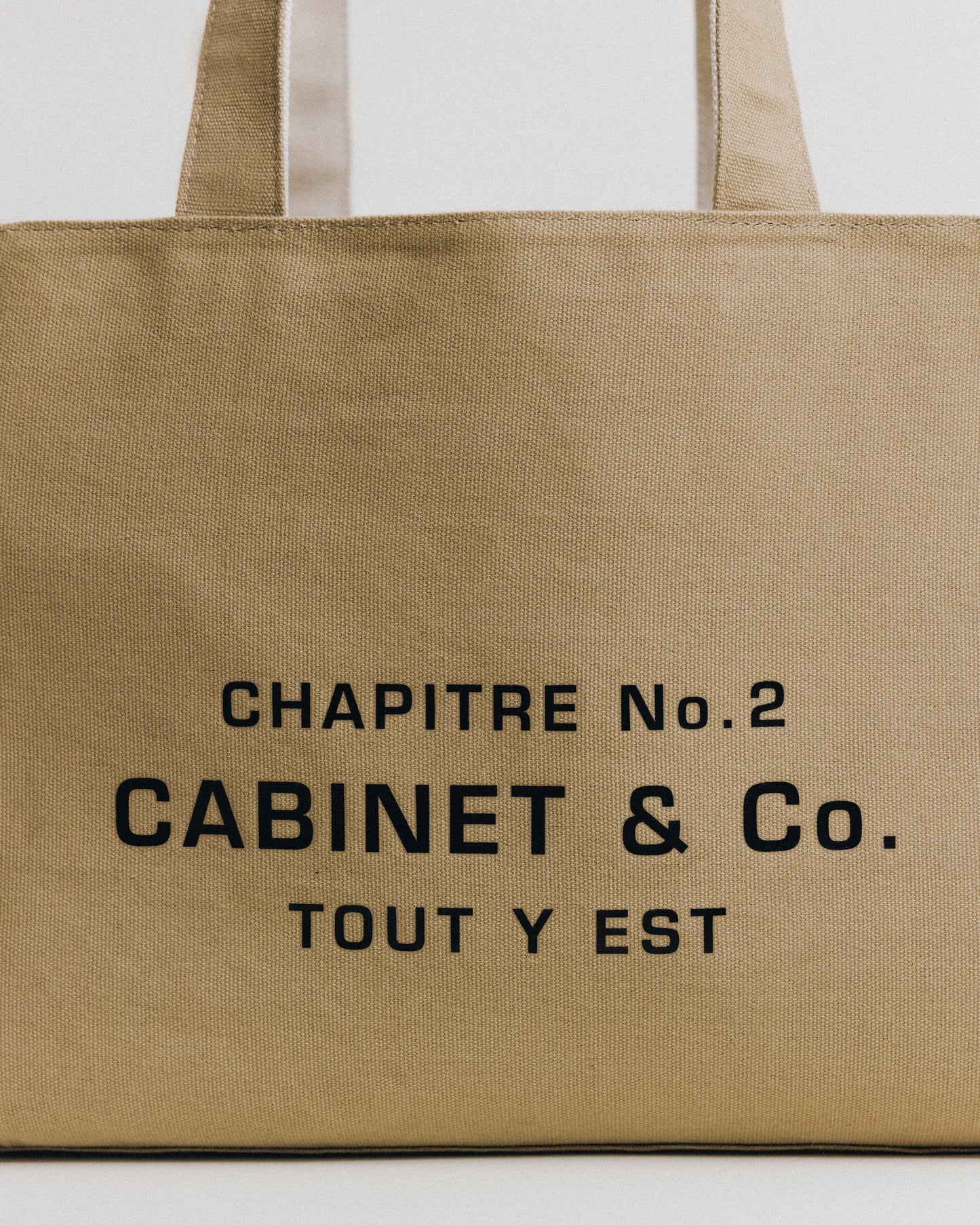 CABINET&CO. TOTE LARGE BEIGE