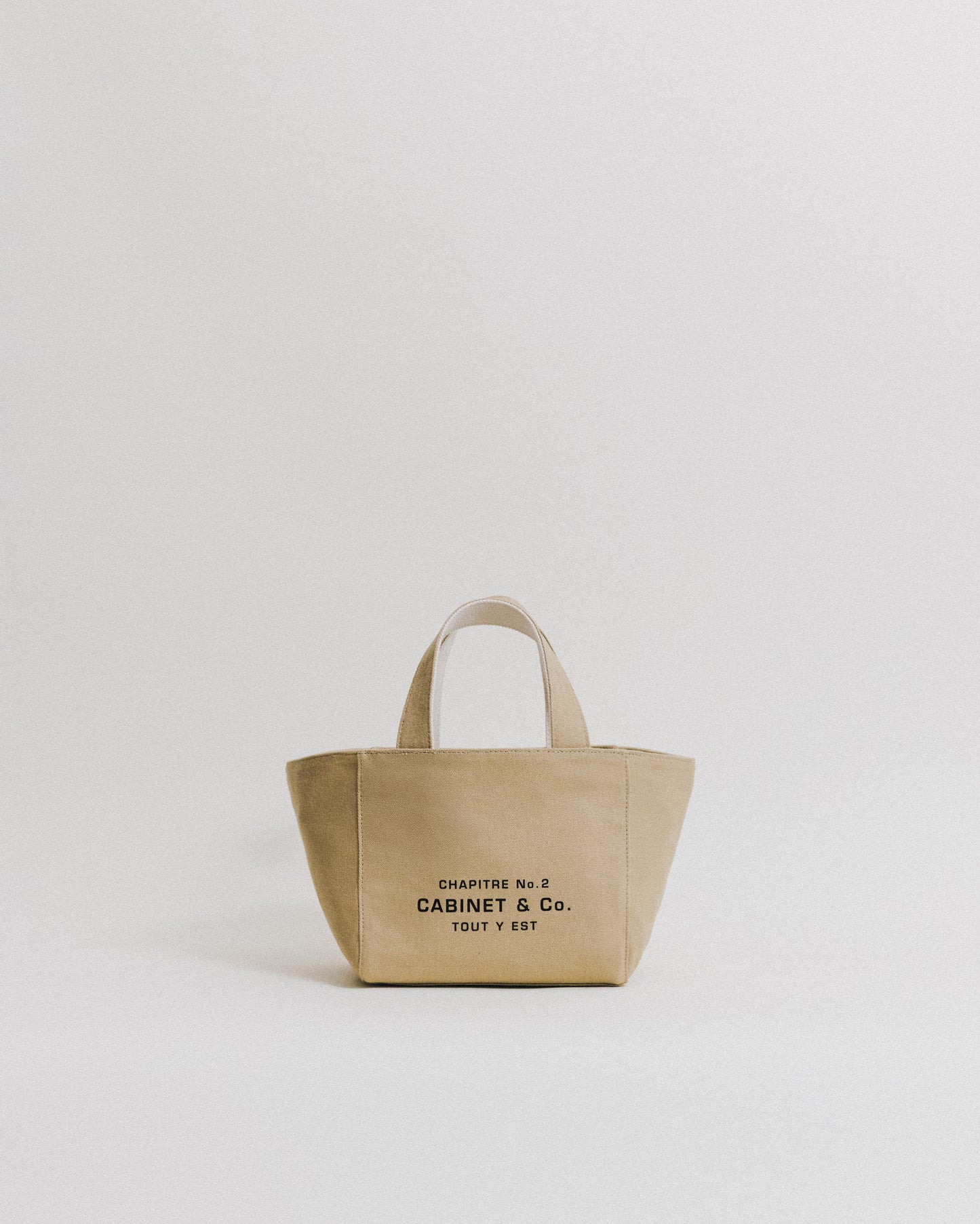 CABINET&CO. TOTE SMALL BEIGE