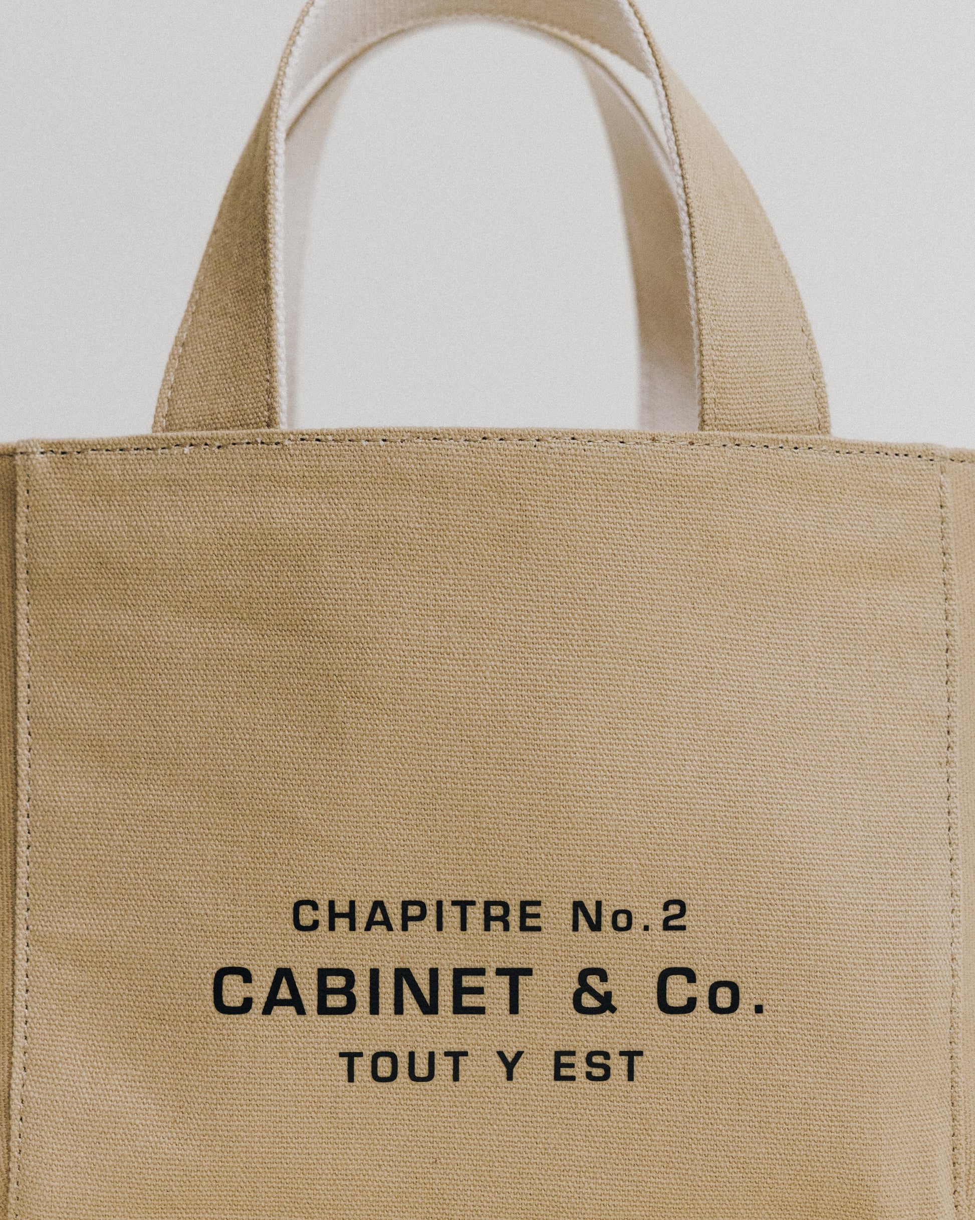 CABINET&CO. TOTE SMALL BEIGE