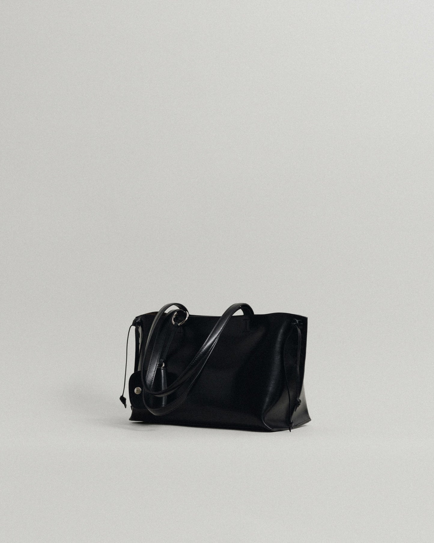 SAC TRESSÉ SMALL BLACK