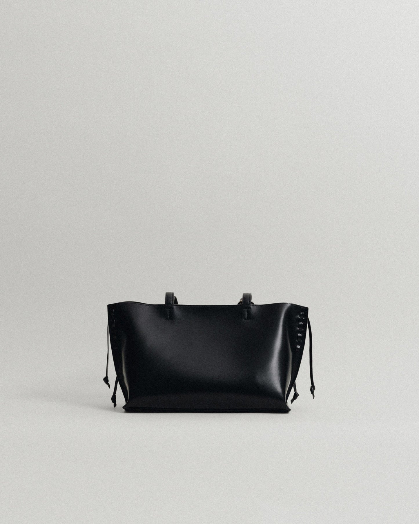 SAC TRESSÉ SMALL BLACK