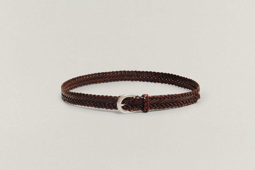 CEINTURE TRESSÉE BROWN