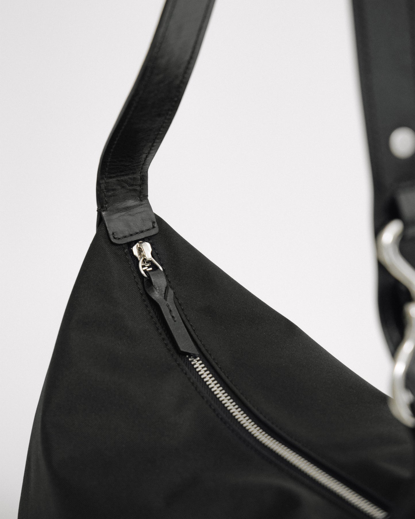 SAC TRESSÉ ÉPAULE TOILE BLACK