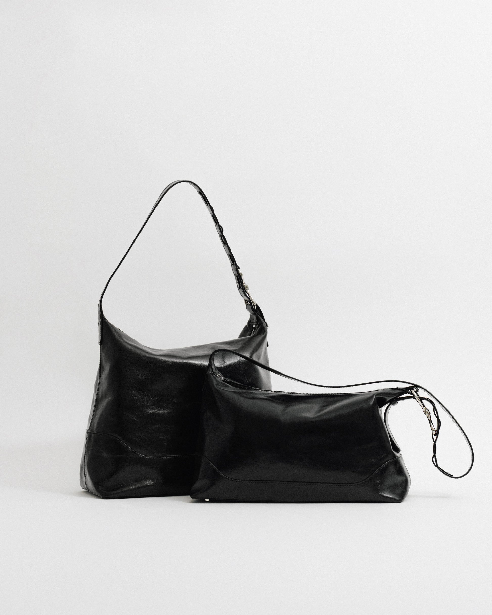 SAC TRESSÉ HOBO BLACK