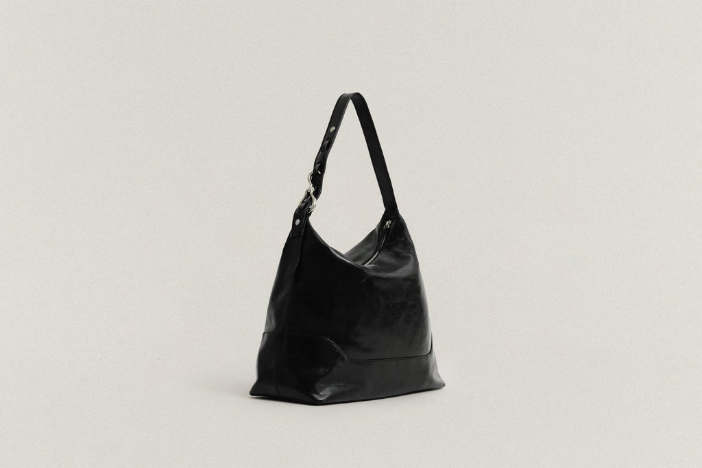SAC TRESSÉ HOBO BLACK