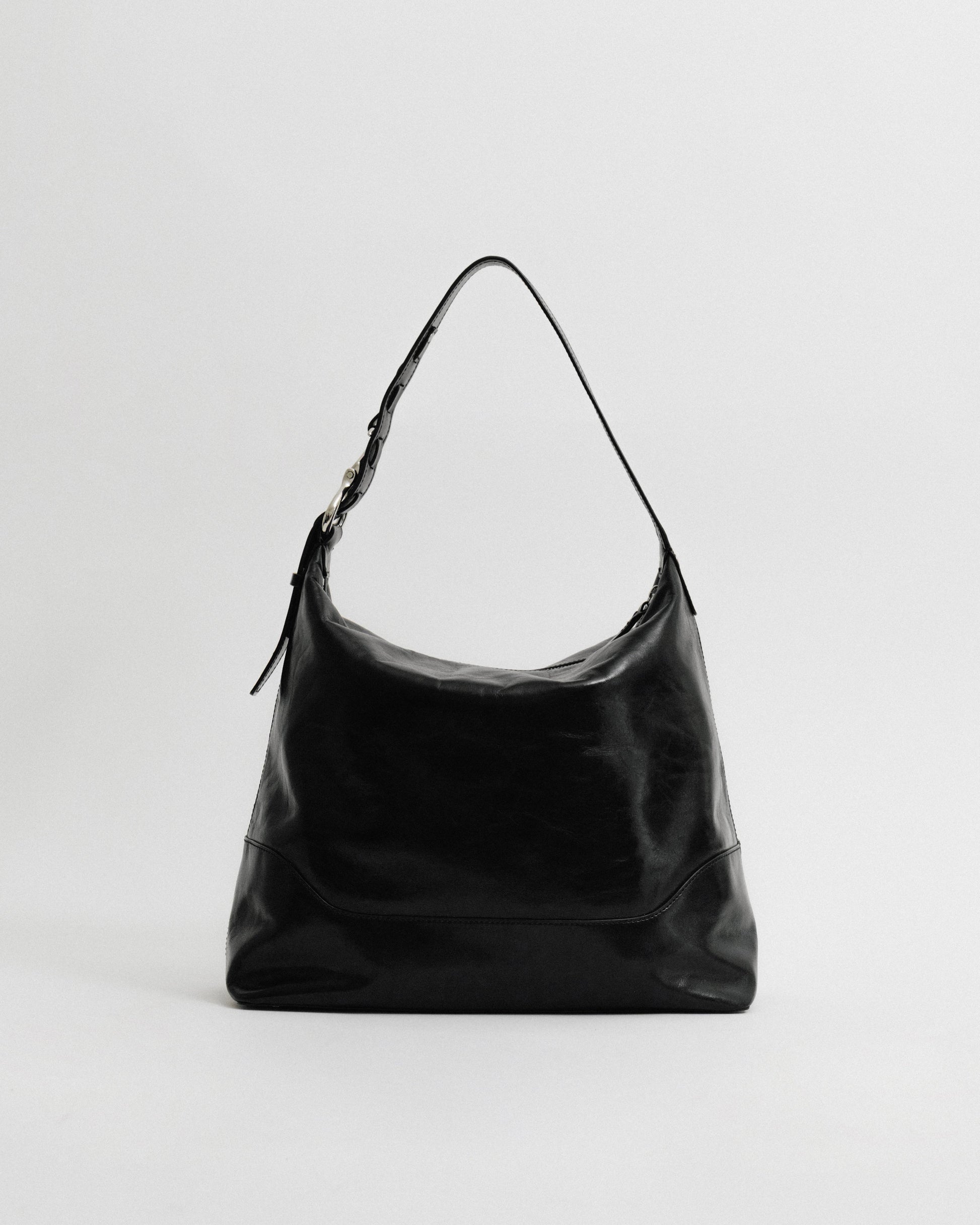 SAC TRESSÉ HOBO BLACK
